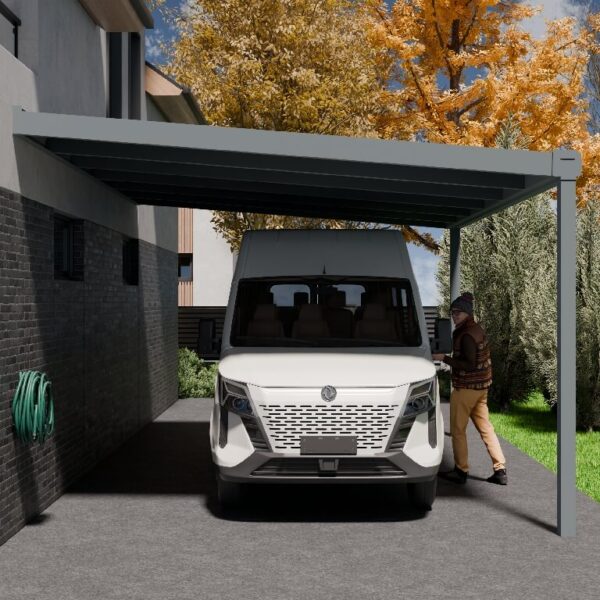 Anlehncarport polycarbonat 4x6