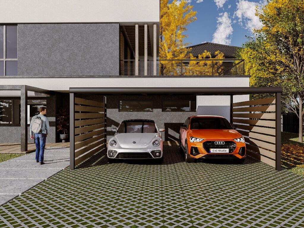 pergola aluminium 4x2