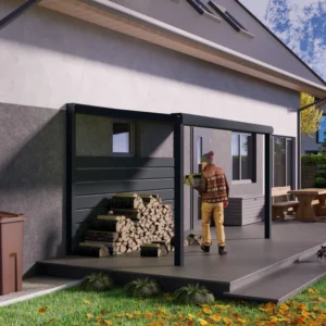 pergola aus metall 4x2