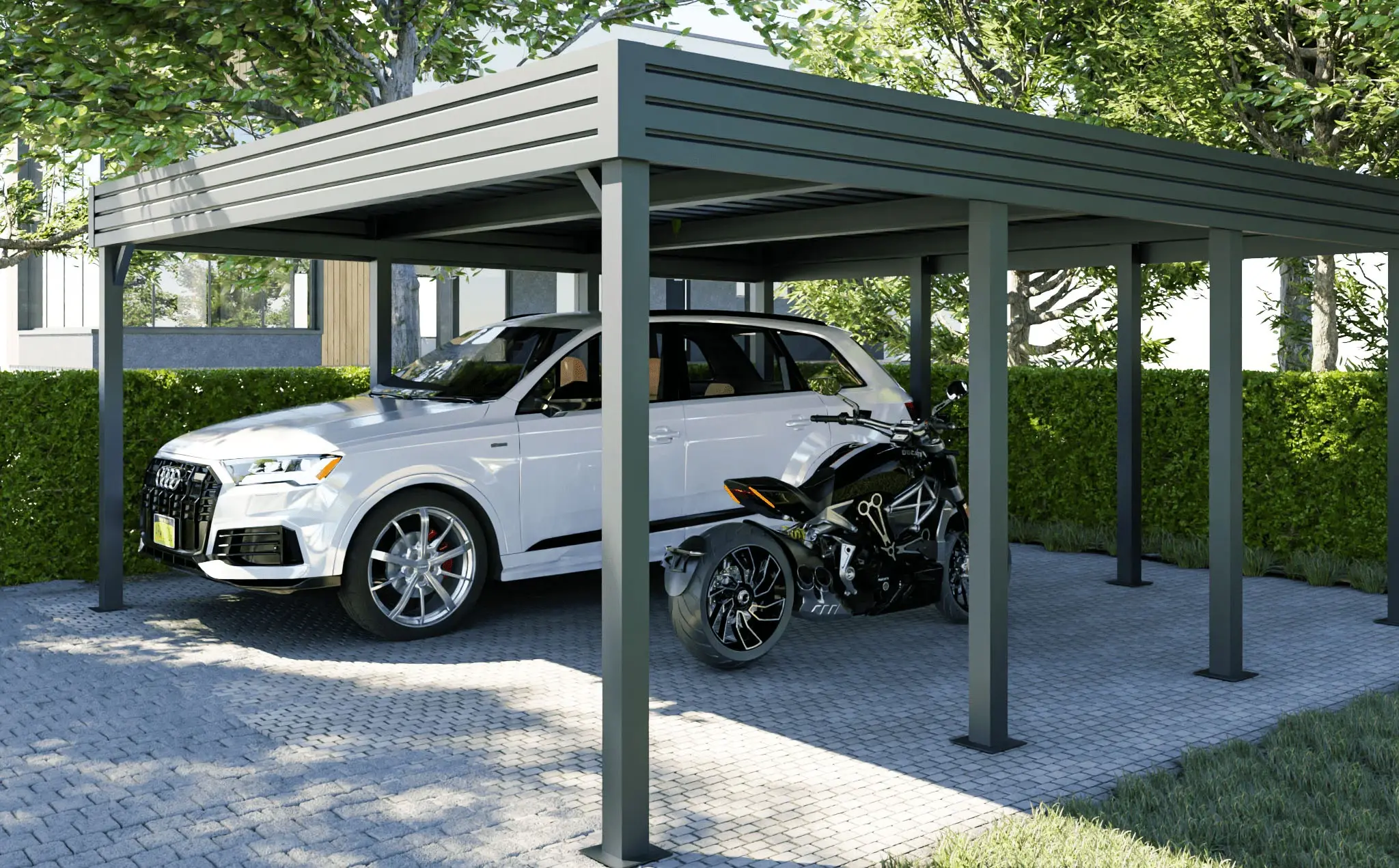 carport 5x5 Carports aus Stahl Polen